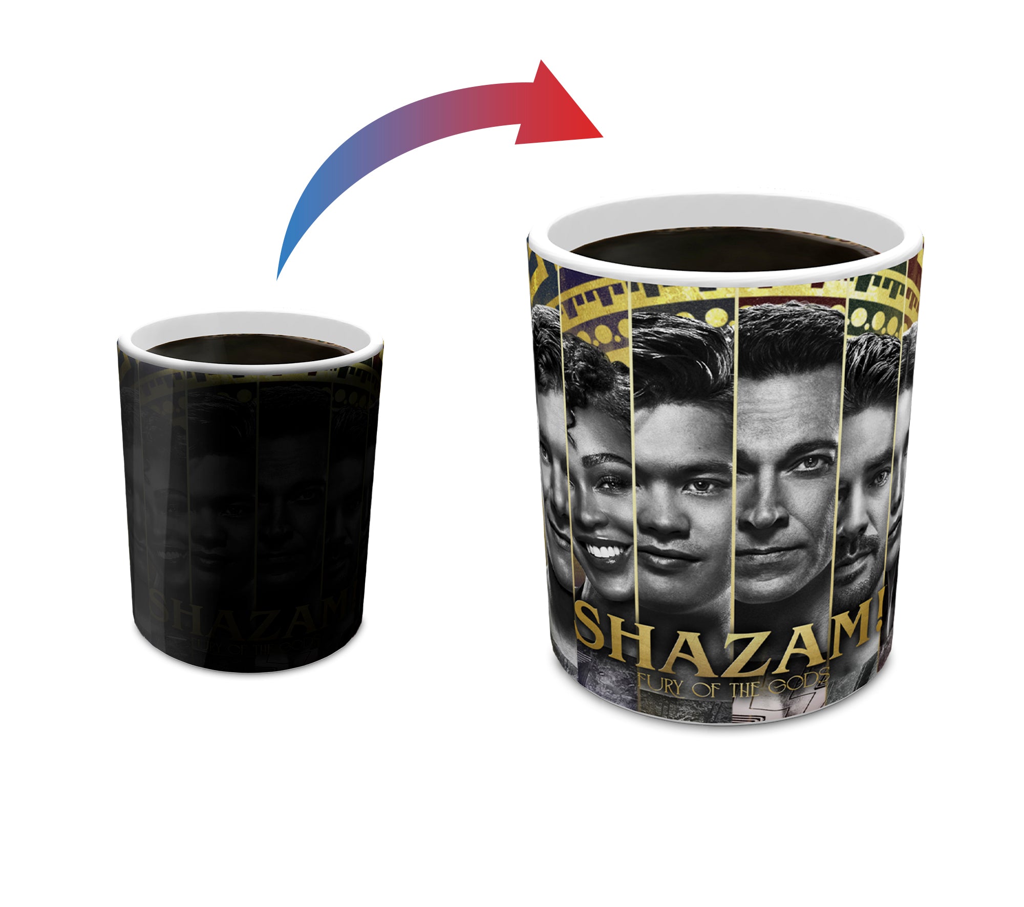 Shazam! Fury Of The Gods (Group) 11 oz Morphing Mugs®  Heat- Sensitive Mug MMUG1516